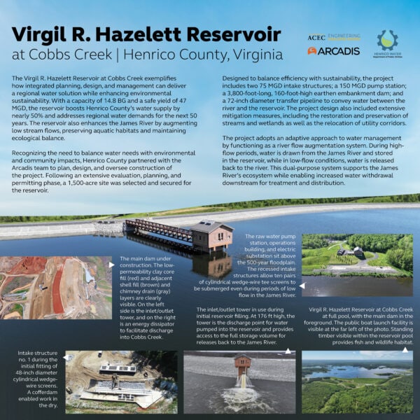 Arcadis - Virgil R. Hazelett Reservoir at Cobbs Creek