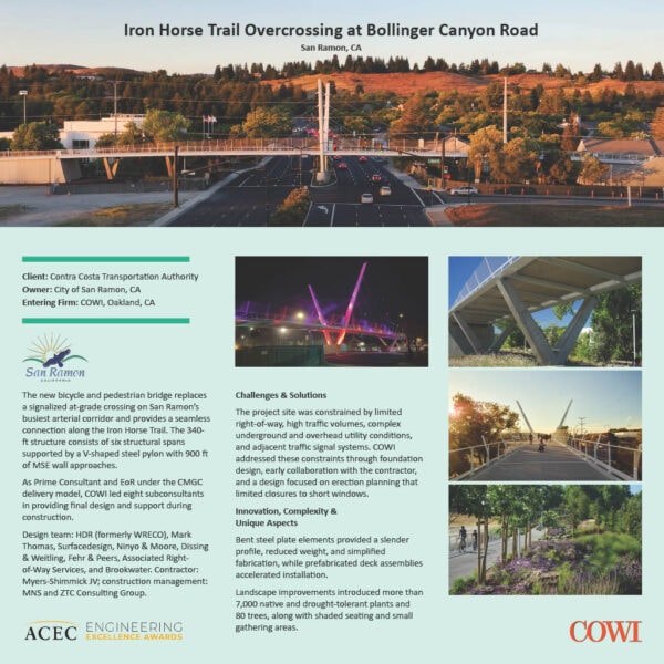 COWI - Iron Horse Trail Bollinger Road Overcrossing