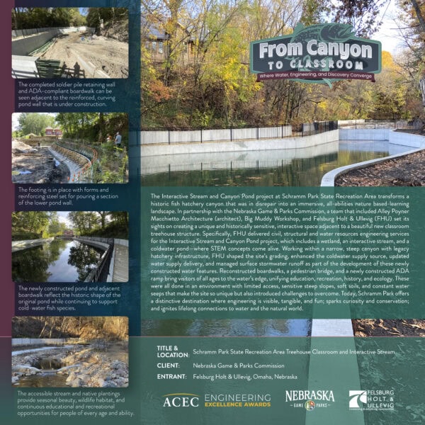 Felsburg Holt & Ullevig - Schramm Park SRA Interactive Stream and Canyon Pond