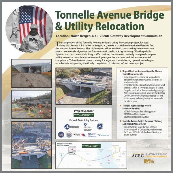 Naik Group - Tonnelle Avenue Bridge & Utility Relocation