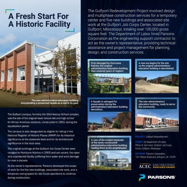 Parsons Coporation - Gulfport Redevelopment