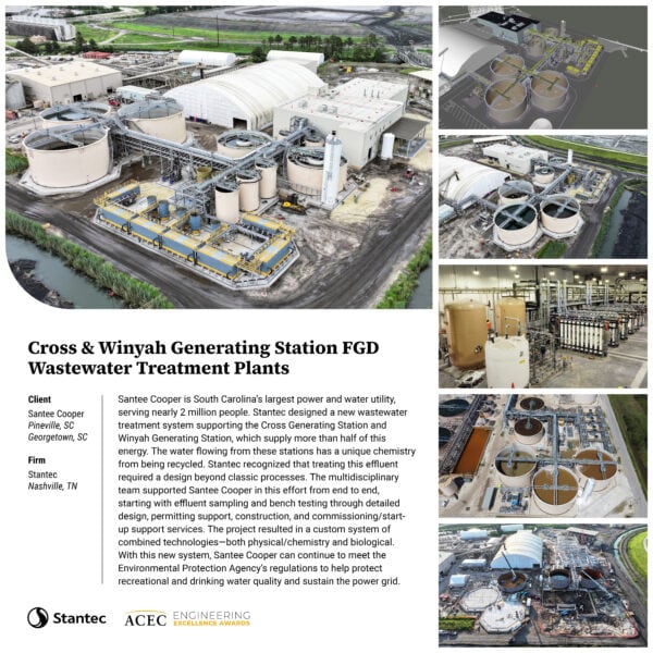Stantec - Cross & Winyah Generating Station FGD Wastewater Treatment Plants